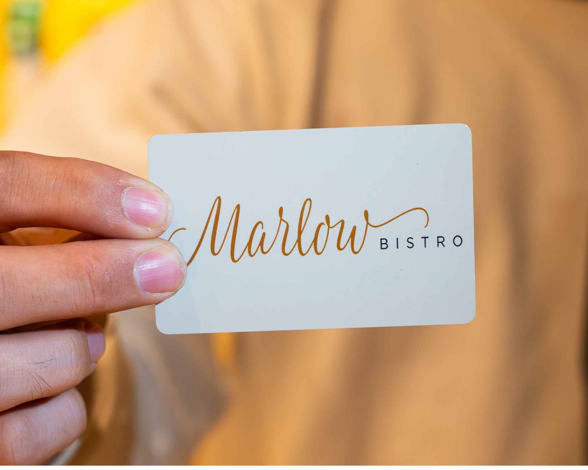 the chance to win a gift card for $150 from marlow bistro