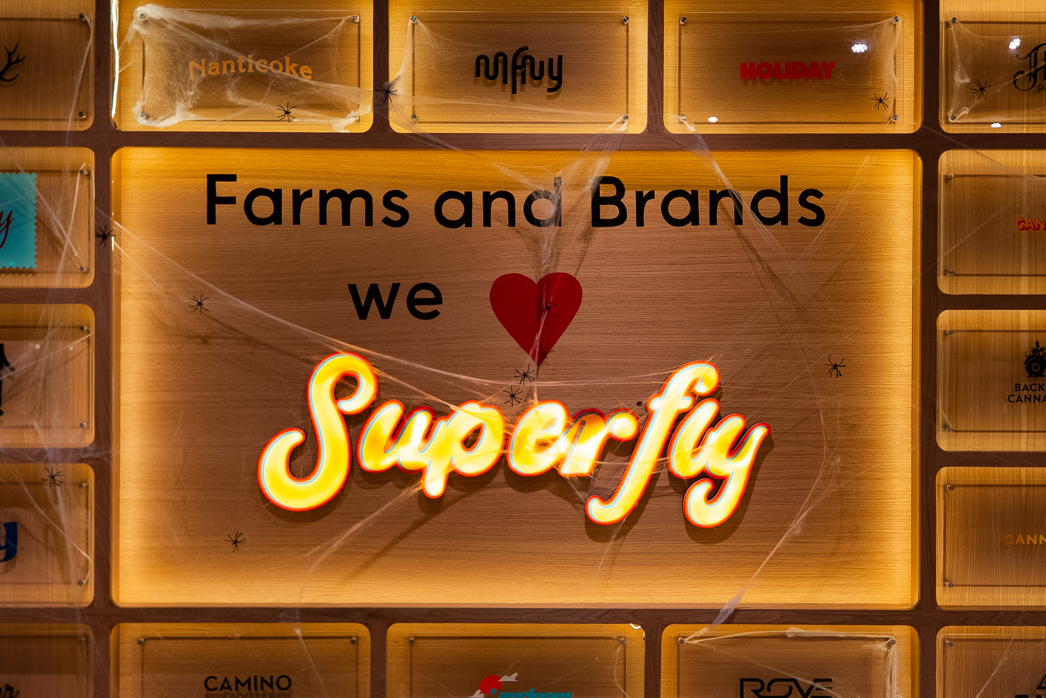 superfly sign inside the store 