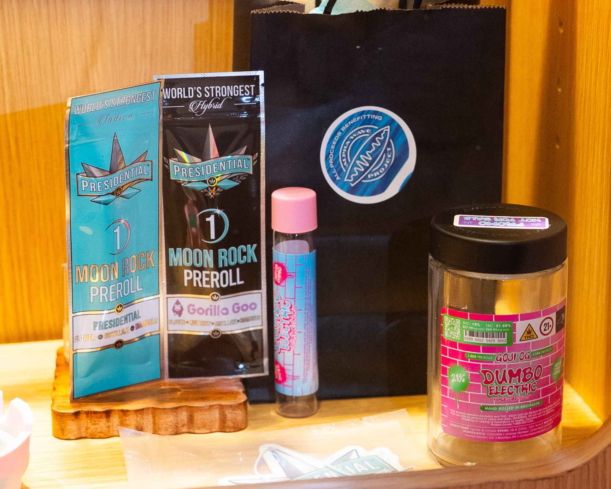 superbly charity bags for the alpha wave project